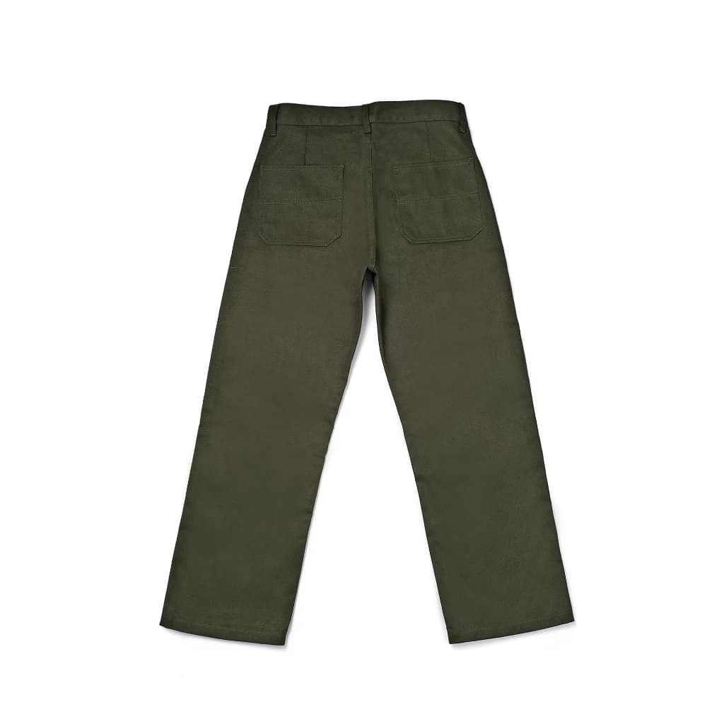 Sashiko Fatigue Pants Army — foto 2