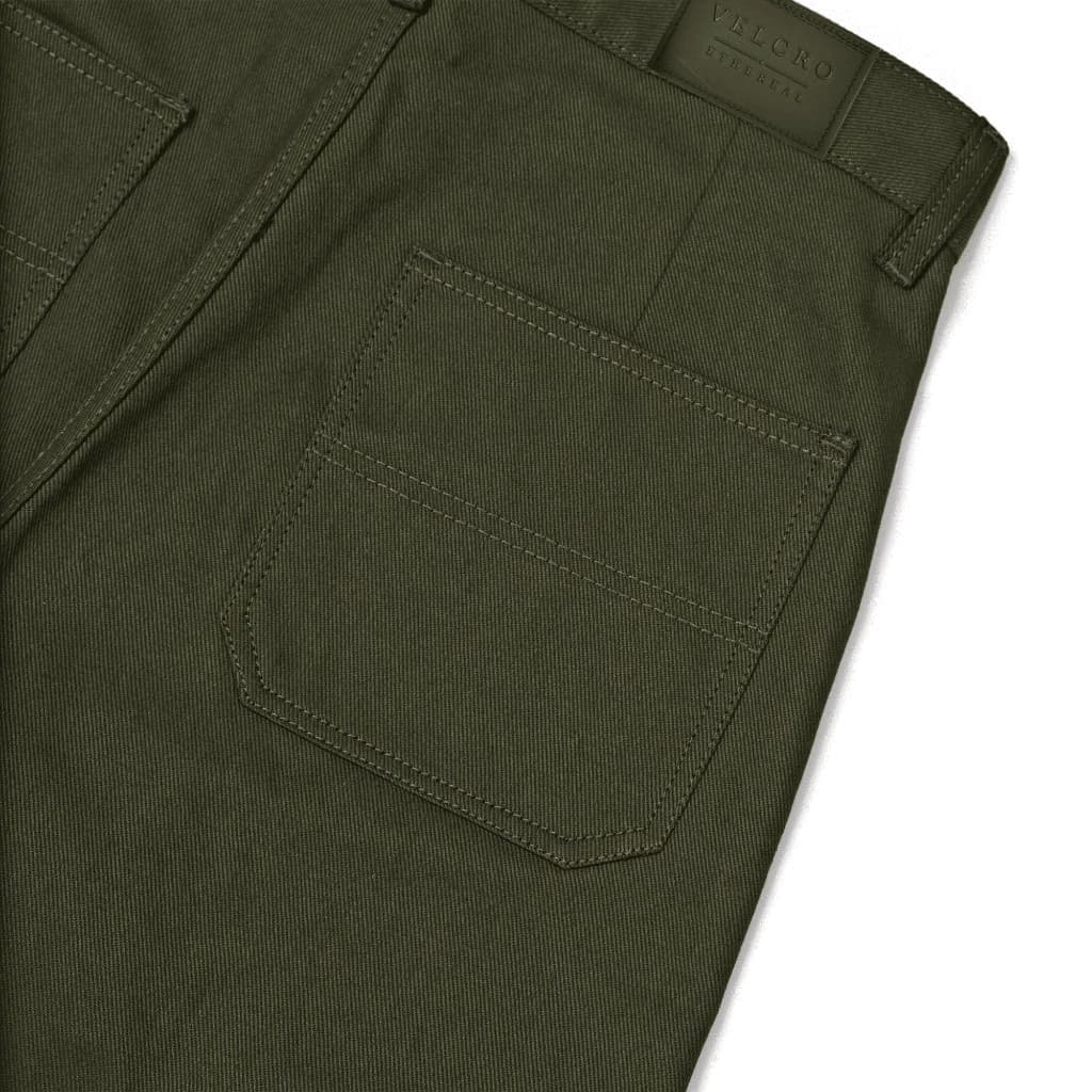Sashiko Fatigue Pants Army — foto 4