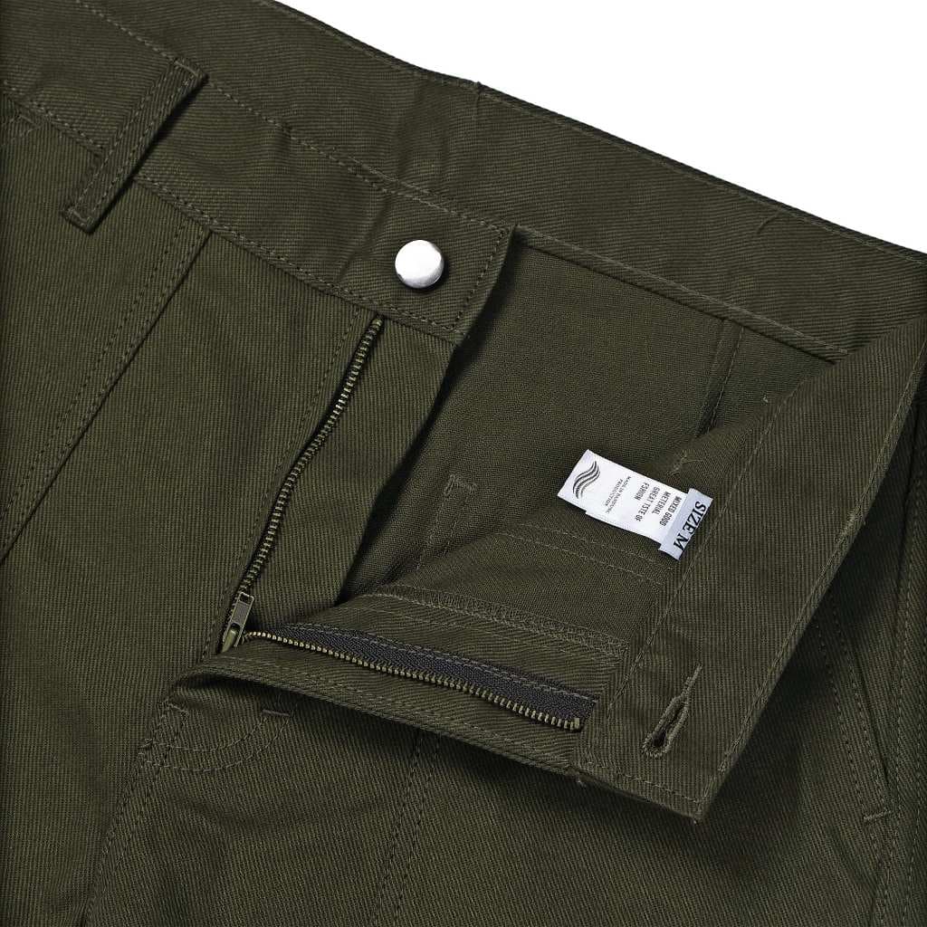 Sashiko Fatigue Pants Army — foto 5